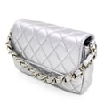 thumbnail image 4 of Premium Small Soft Vegan Leather Quilted Shoulder Bag Crossbody Handbag, 4 of 4