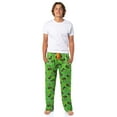 thumbnail image 7 of Super Mario Mario Kart Men's Yoshi Checkered Adult Sleepwear Pajama Pants, 7 of 7