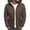 Brown, variant on Coorders George Men's Winter Jacket with Hood, Winter Warm Lightweight Hooded Coat Puffer Jacket for Men Work Outdoor Hiking ,Big and Tall Brown,Size XS