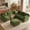 Green, variant on WACASA 102" Velvet Modular Sectional Sofa with Storage Ottoman, Tool-Free Assembly L Shaped Cloud Couch for Living Room, 3-Seat, Yellow