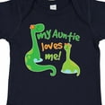 thumbnail image 4 of Inktastic My Auntie Loves Me Dinosaur Boys Baby Bodysuit, 4 of 5