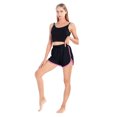 thumbnail image 1 of WBQ Casual Short Pants Cotton Sports Shorts Yoga Dance Running Shorts Black Pink Tag S/US 6, 1 of 7