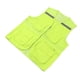 thumbnail image 2 of Chaleco reflectante de alta visibilidad, impermeable, transpirable, de malla, para obras de construcción, viajes nocturnos, talla 2XL, verde fluorescente., 2 of 14