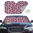 thumbnail image 2 of Fotbe Cute Panda Car Windshield Sunshade | Sun Visor Protector Front Window Shade, Keeps Out UV Rays, Keeps Your Vehicle Cool-Medium, 2 of 7