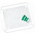 thumbnail image 1 of iDesign Contour Plastic Sink Grid, Non-Skid Dish Protector for Kitchen, Bathroom, Basement, Garage, 13.5IN X 16IN 34.3CM X 40.6CM - Clear, 1 of 6