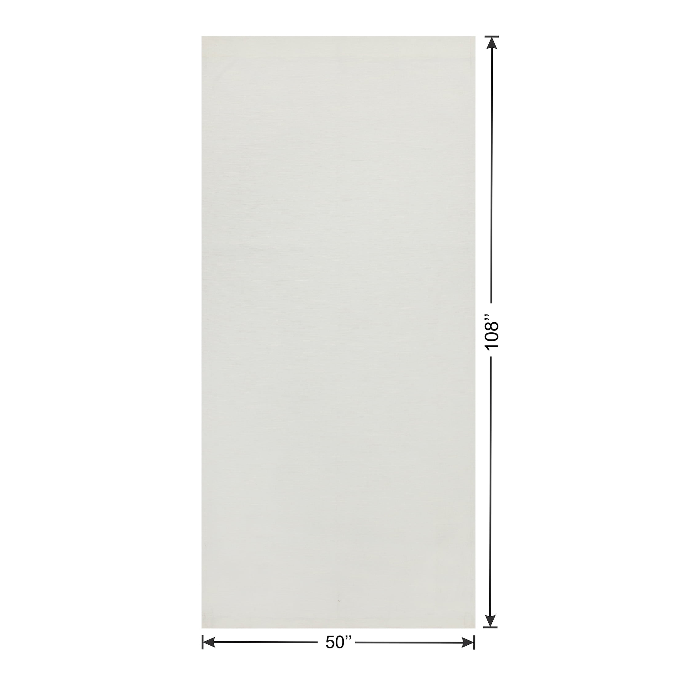 Better Homes & Gardens Textured Solid Chenille Blackout Single Curtain Panel, 50 in x 108 in