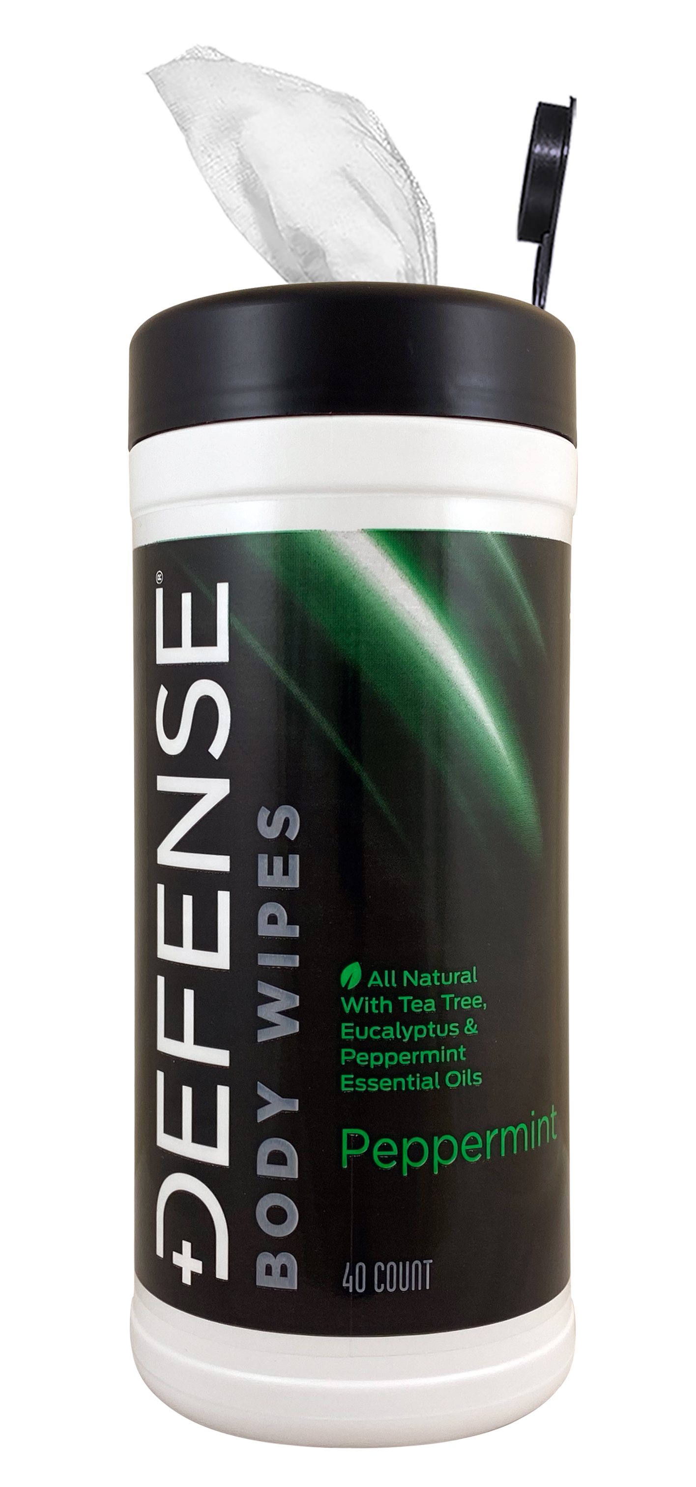 Defense Soap Peppermint Body Wipes 40 Count