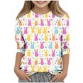 thumbnail image 1 of Usted es más que una camisa de puntuación de prueba para niños Día de Pascua imprimir 3/4 manga cuello redondo, poliéster suave niños manga larga juventud, 1 of 7