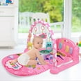 thumbnail image 4 of 3-in-1 Baby Play Mat & Activity Gym for Infant,Kick and Play Piano Play Gym ,Musical Activity Fitness Gym, Newborn+ ,Pink, 4 of 12
