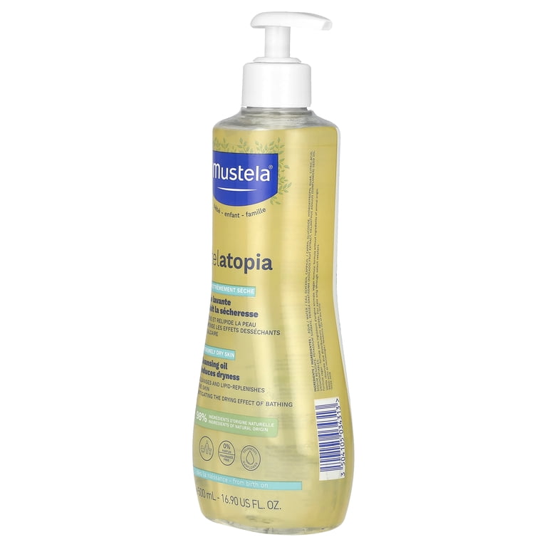 Mustela Stelatopia Cleansing Oil, Baby Skin Care, Eczema-Prone