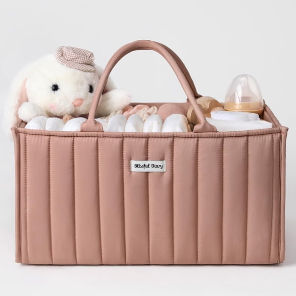 Organizador de pañales Blissful Diary Baby Blush Pink