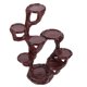 thumbnail image 5 of Resin Multi Tier Plant Stand Flower Pot Holder Stable Display Rack Indoor Outdoor Rustic Design Elevated Base Floor Protection Sturdy Support, 5 of 5