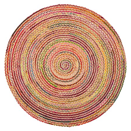 Four Jute - Merida Cotton and Jute Rug 4' Round