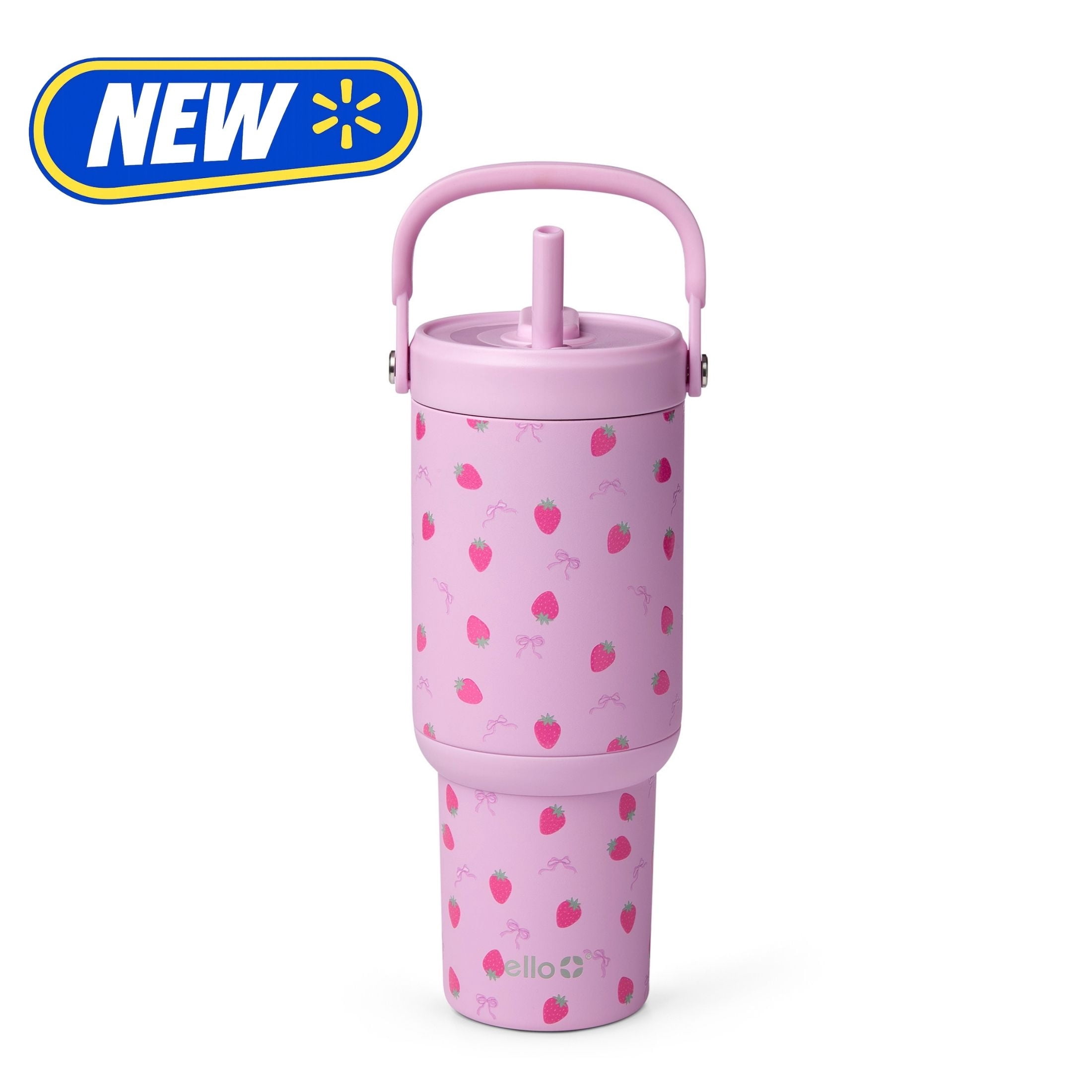 Biddlebee 30oz Insulated Stainless Steel Tumbler with Straw and