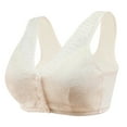 thumbnail image 1 of Clearance Sale 2025 Intimates Women's Adjustable Sports Front Closure Extra-Elastic Breathable Lace Trim Bra, 1 of 8