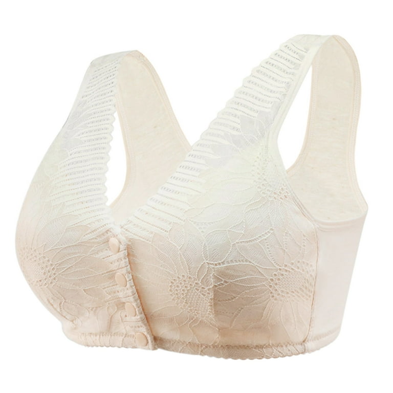 Eashery Sport Bras for Women Sports Bra Soft Womens Underwear Cotton Beige  38 85