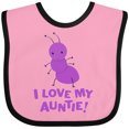thumbnail image 3 of Inktastic I Love my Auntie Boys or Girls Baby Bib, 3 of 4