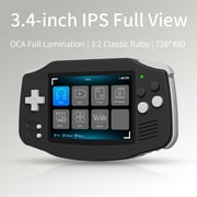 Anbernic RG34XX Handheld Game Consoles,32+64G Card,3500mAh Battery,Support HD TV Output Black