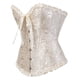 thumbnail image 2 of Sonducket Corsé gótico de encaje Sexy para mujer, corsé debajo del pecho, entrenador de cintura, corsé moldeador de talla grande, corsé negro, blanco, Ropa interior albaricoque METRO, 2 of 6
