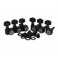 thumbnail image 2 of Eddaray 6 In-line Guitar Locking Tuners, 1:18 Gear Ratio Lock String Tuning Key Pegs Machine Heads Replacement, Black, 2 of 4