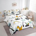 thumbnail image 3 of Castle Fairy Cute Dinosaur 7Pcs Bedding Comforter Set for Boys Teens Children,Cartoon Truck Queen Bedding Sets Super Cozy,Kawaii Jungle Animal Queen Sheet Sets,Ultra Soft Home Decor, 3 of 8