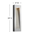 thumbnail image 2 of Hinkley Lighting 1669 2-Light ADA Compliant Dark Sky Outdoor Wall Sconce from the Luna Collection, 2 of 2