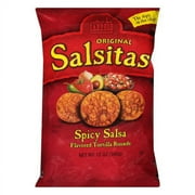 Salsitas Spicy Salsa Round Tortilla Chips, 12 Oz., 12 Count