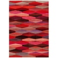 thumbnail image 4 of SAFAVIEH Montage Vardan Geometric Indoor/Outdoor Area Rug, Red/Fuchsia, 6'7" x 6'7" Square, 4 of 10