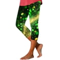 thumbnail image 2 of Haivin Women's Yoga Leggings with St. Patrick's Day All-Over Print, Casual and Stylish, for Gym and Everyday Wear, 2 of 5