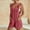 Watermelon Red, variant on SHIXIAOO Women's Tie Shoulder Overall Shorts Neck Romper Jumpsuit with Pocket Jean Womens Fashion Winter Coats