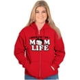 thumbnail image 3 of Betty Boop Rocking The Mom Life Zip Hoodie Sweatshirt Women Brisco Brands M, 3 of 6