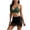 X225-Green, variant on Neewe Women High Waisted Bikini Sets Tummy Control Swimsuits Two Piece Drawstring Bathing Suit