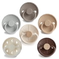 thumbnail image 1 of Chupete FRIGG SilkySoft de Silicona Paquete de 6 Sin BPA para 6-18 Meses, 1 of 8