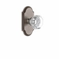 thumbnail image 2 of Grandeur Chambord Crystal Door Knob with Arc Plate, 2 of 6
