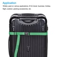 thumbnail image 5 of Unique Bargains Suitcase Belts with Quick Release Buckle Luggage Straps, Green, 5 of 5