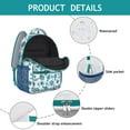 thumbnail image 4 of Tropical Themed Ergonomic Backpack for Students - Waterproof, Lightweight & Comfortable for School or Travel, 4 of 5