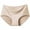 Beige, variant on Seductiva Clothing Women's Seamless Underwear Custom Letter Logo Low Waist Striped Tangas No Show Bikini Custom Thongs Women Underwear Panties Cotton Thong Soft Briefs