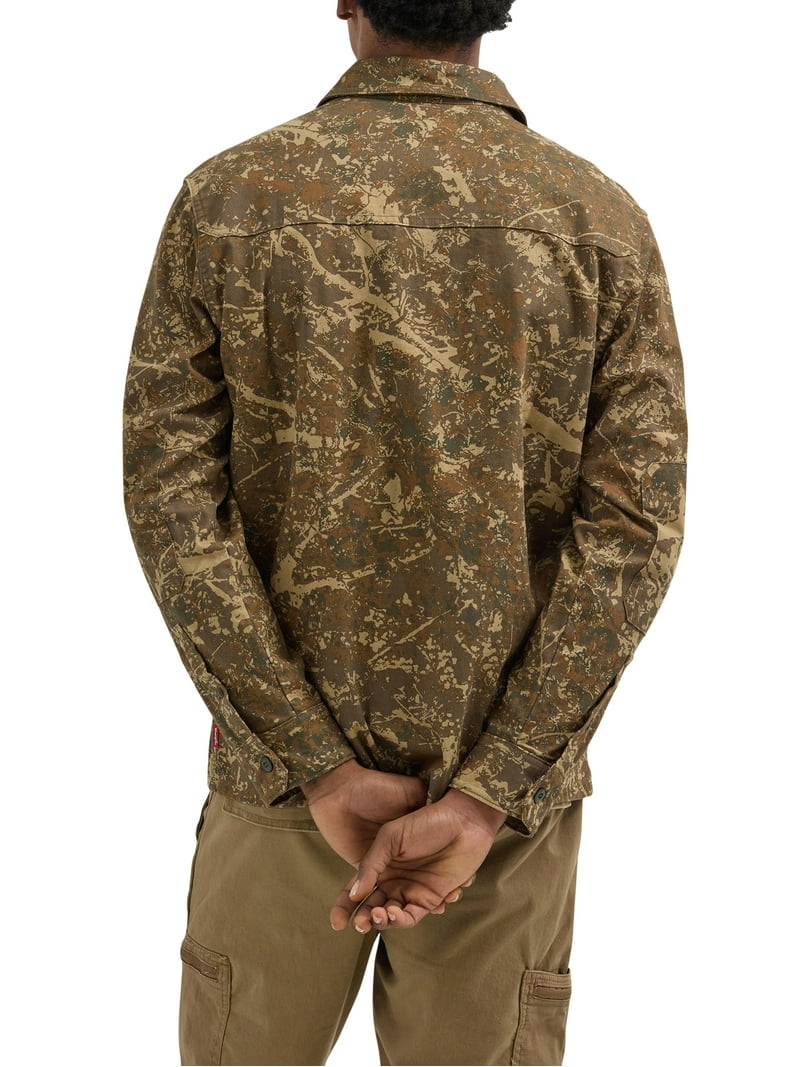 Wrangler® Men's and Big Men's Utility Overshirt, S-3XL - Walmart.com