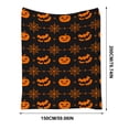 thumbnail image 3 of LEFXSMR Halloween Blanket Fleece Fall Throw Blanket for Couch Pumpkin-themed Halloween Decoration for Home Holiday Sofa Bed, 59.05x78.74", 3 of 8