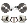 thumbnail image 1 of Transit Auto Rear Brake Drum Shoe Hardware and Wheel Hub Bearing Assembly Kit for Car Nissan Sentra - Left Right Side (Driver Passenger) K7D-100210, 1 of 11