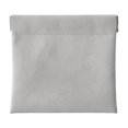 thumbnail image 1 of Pocket Cosmetic Bag Portable Cute Scratch Resistant PU Leather Travel Mini Makeup Storage Bag for Women Girl Grey Large size, 1 of 4
