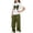 Army Green, variant on Girls Summer Outfit Sets Size 10-12, 2 Piece Short Sleeve Printed Kids T-shirts and Cargo Pants Sets Pink