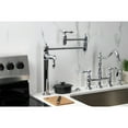 thumbnail image 3 of Kingston Brass KS3701TAL Tudor Deck Mount Pot Filler Faucet, Polished Chrome, 3 of 8