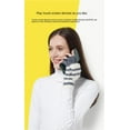 thumbnail image 3 of Winter Gloves Lovers Half-finger Flip Dual-purpose Gloves Wool Knitting Student Writing Knitted Gloves Warm Gloves, 3 of 8