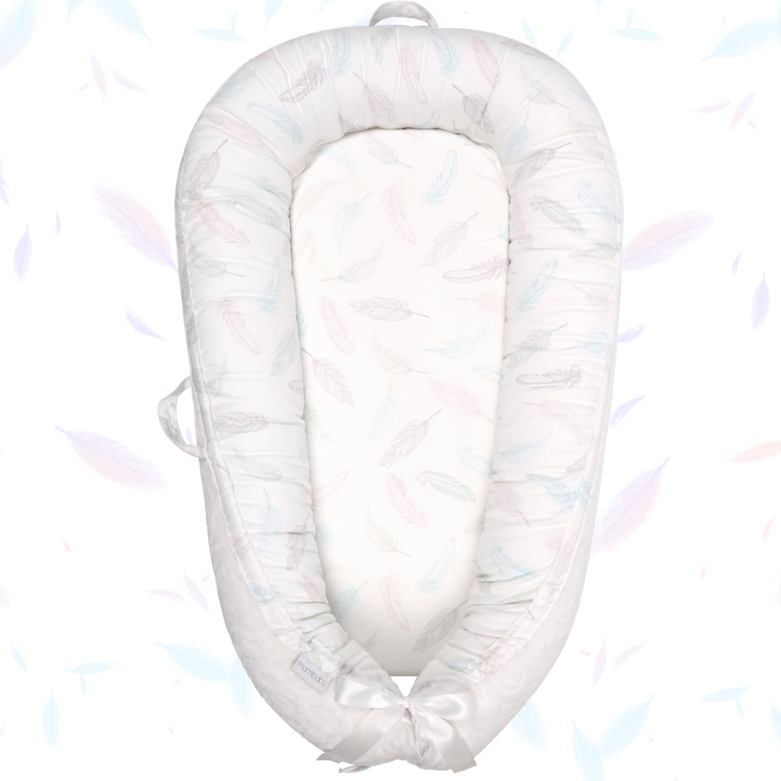 Mamibaby Baby Lounger,100 Cotton Breathable Soft Newborn Lounger