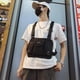 thumbnail image 5 of Riñonera Hombre Bolso Streetwear cintura Rig Packs mujeres hombres Oxford Lattice Hip Hop arnés pecho bolsas, 5 of 5