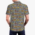 thumbnail image 5 of Rocae Funny Construction for Men's Short Sleeve Polo Shirt, Quick Drying Performance Moisture Wicking Sports Men's Golf Shirt 3X-Large, 5 of 9
