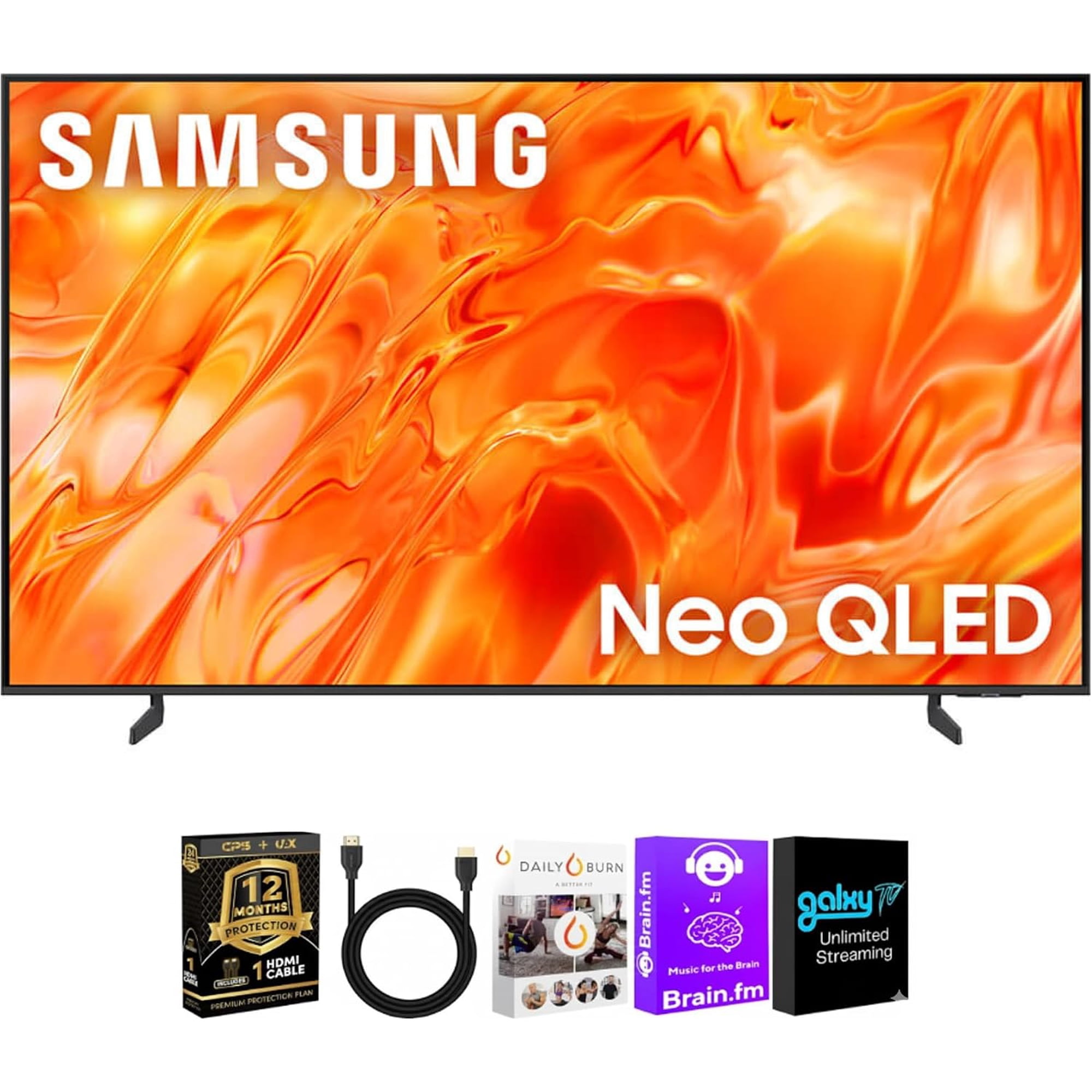 Samsung QN70H Neo QLED 4K Smart TV Bundle with HDMI & Warranty (65)