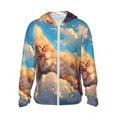 thumbnail image 1 of Fotbe Cloud Sleeping Cat Chaqueta con Protección Solar UPF 50+ para Hombre y Mujer, Camisa con Capucha y Bolsillos-XX-Large, 1 of 7