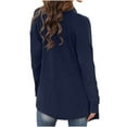 thumbnail image 3 of Cardigan Ouvert pour Femmes Manches Longues Léger Cardigan en Tricot Habillé Veste Décontractée d'Automne, 3 of 6